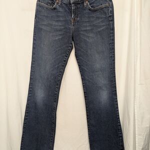 Lucky Brand Dungarees Low Rise Flare Jeans Size 8